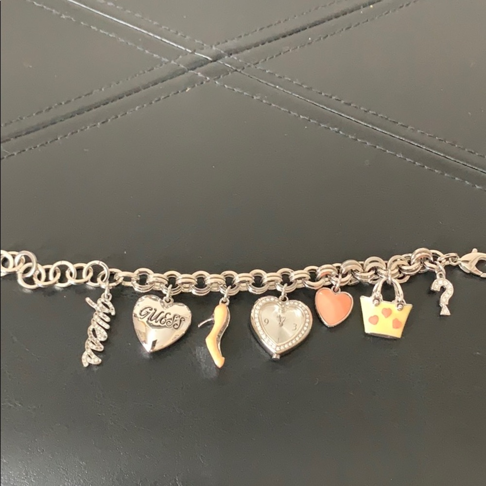 Beautiful bracelet with clock ⏰ guess use